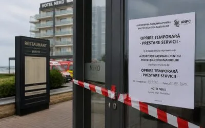 Restaurantul unui hotel din Saturn riscă suspendarea activității după ce 58 de turiști au suferit o toxiinfecție alimentară