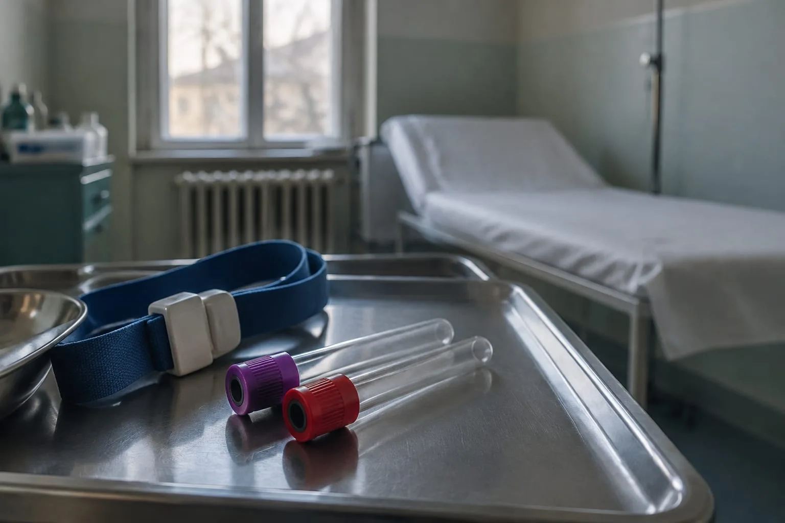 Eprubete pentru testarea sifilisului congenital